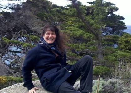 Debra at Point Lobos in late March